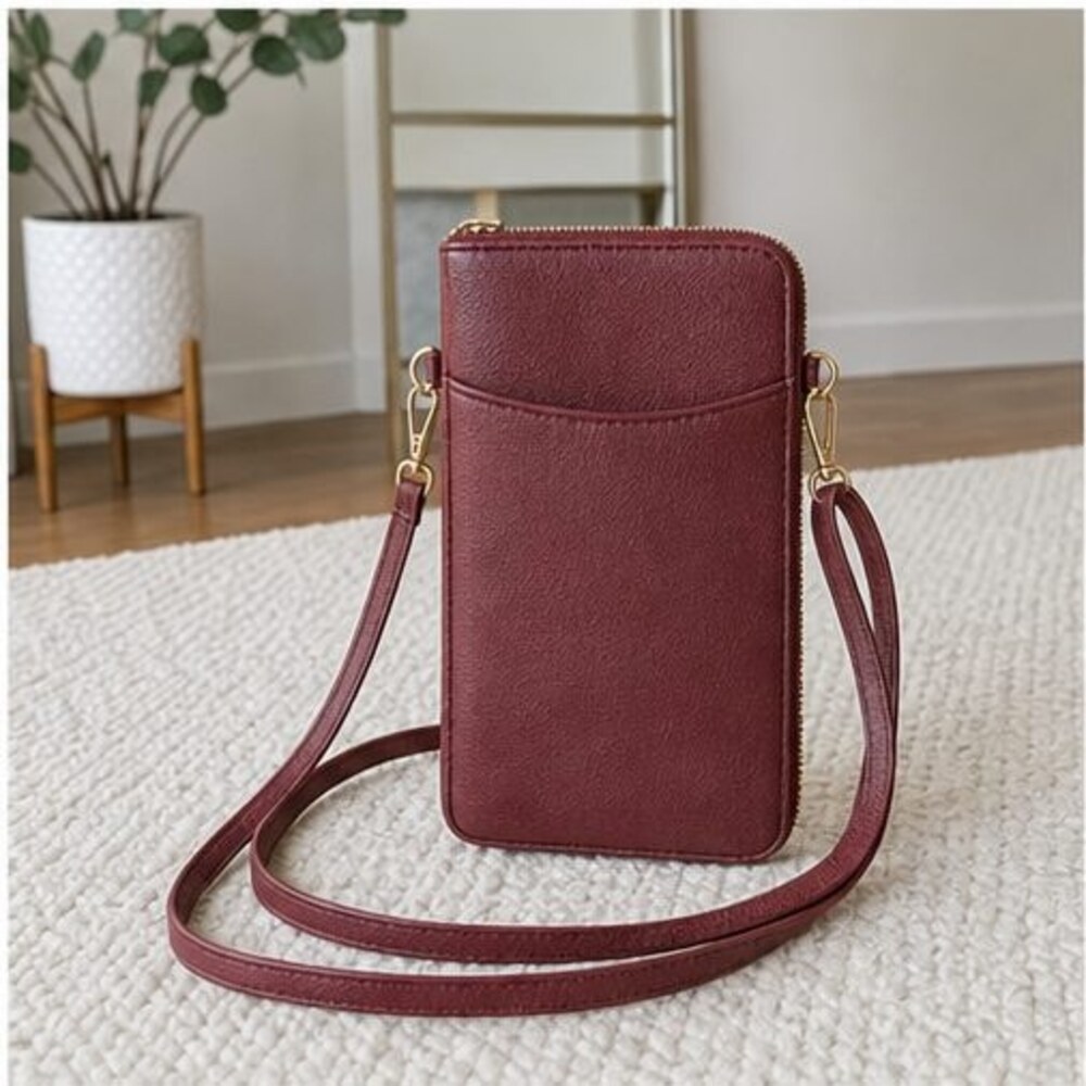Slate Zip Crossbody Bag